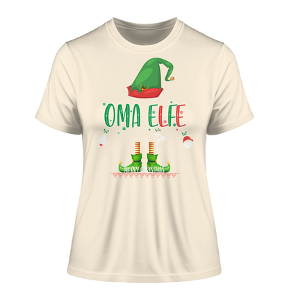 Oma Elfe Weihnachten - Damen Premium Organic Shirt