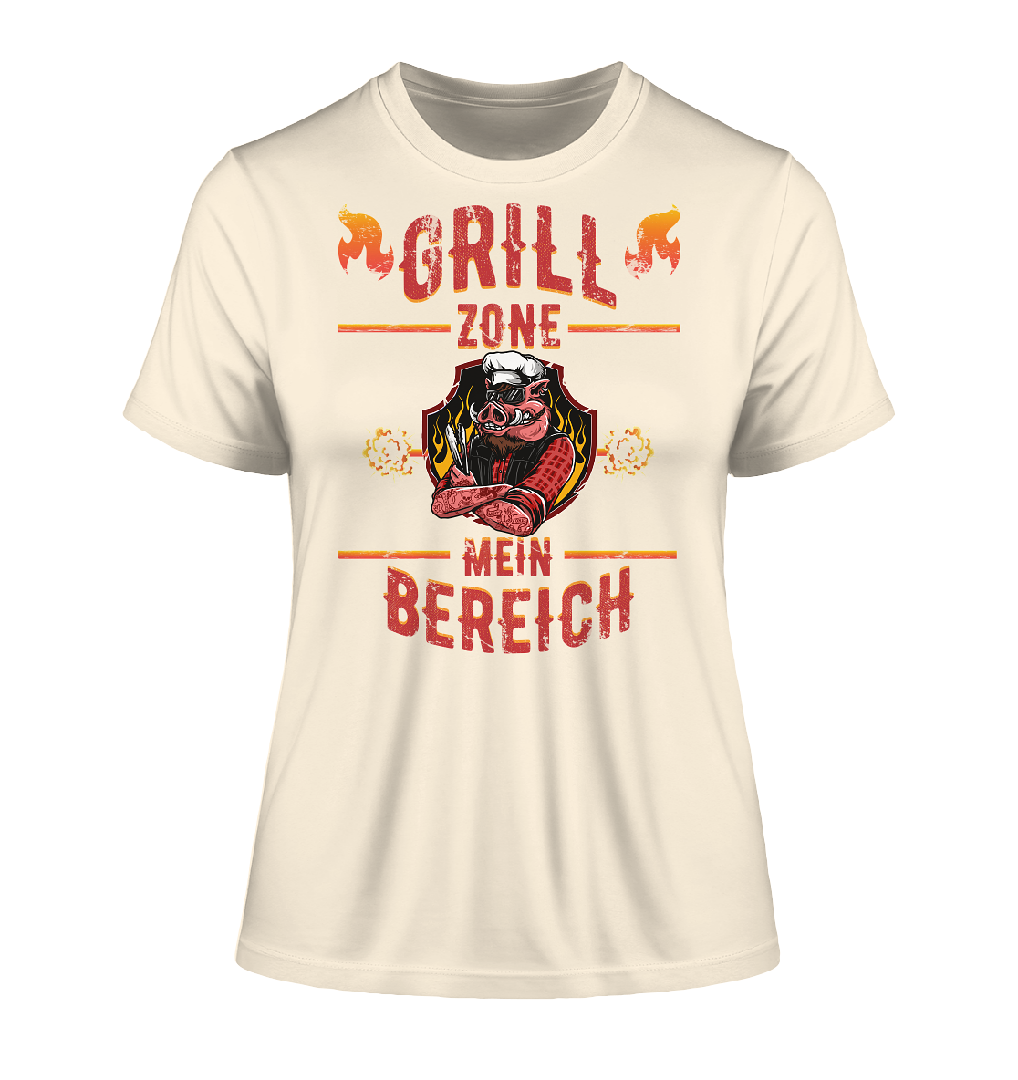 Grill Zone Mein Bereich - Damen Premium Organic Shirt