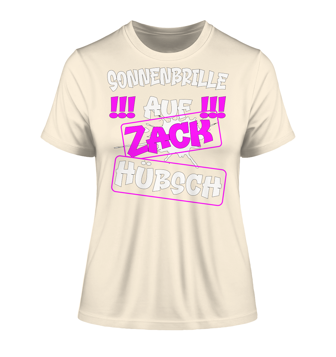 Sonnenbrille auf Zack hübsch - Damen Premium Organic Shirt