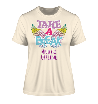 Take a Break and go Offline - Damen Premium Organic Shirt