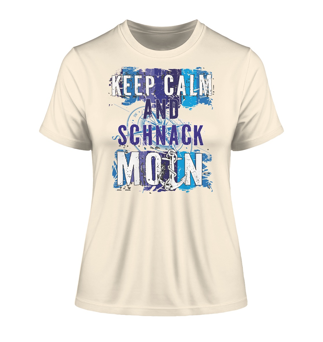 Keep Calm and schnack Moin 2024 - Damen Premium Organic Shirt