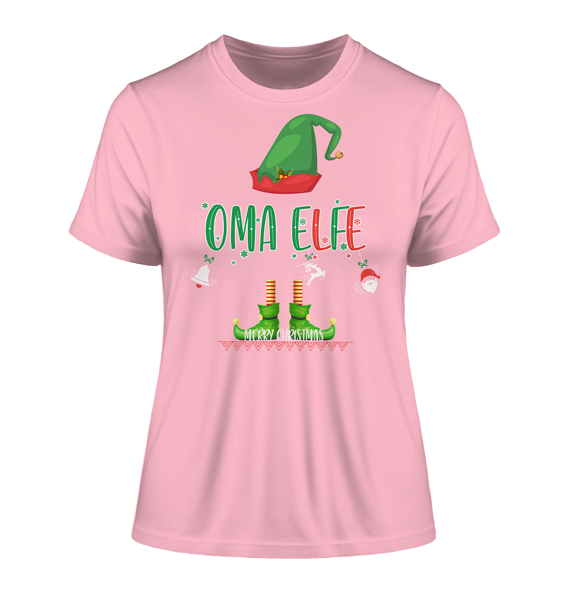 Oma Elfe Weihnachten - Damen Premium Organic Shirt