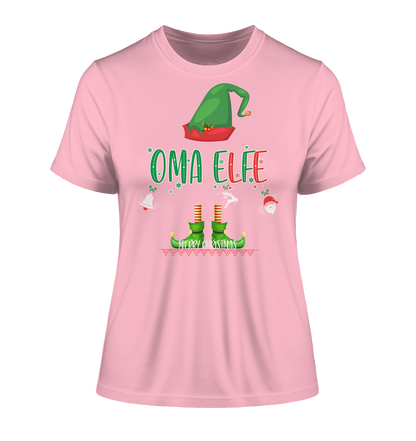 Oma Elfe Weihnachten - Damen Premium Organic Shirt