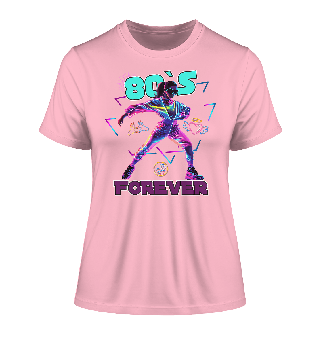 80`s Forever - Damen Premium Bio Shirt