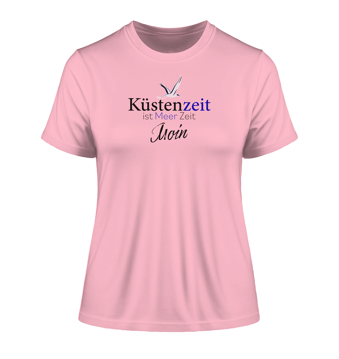 Küstenzeit ist Meer Zeit Moin - Damen Premium Bio Shirt