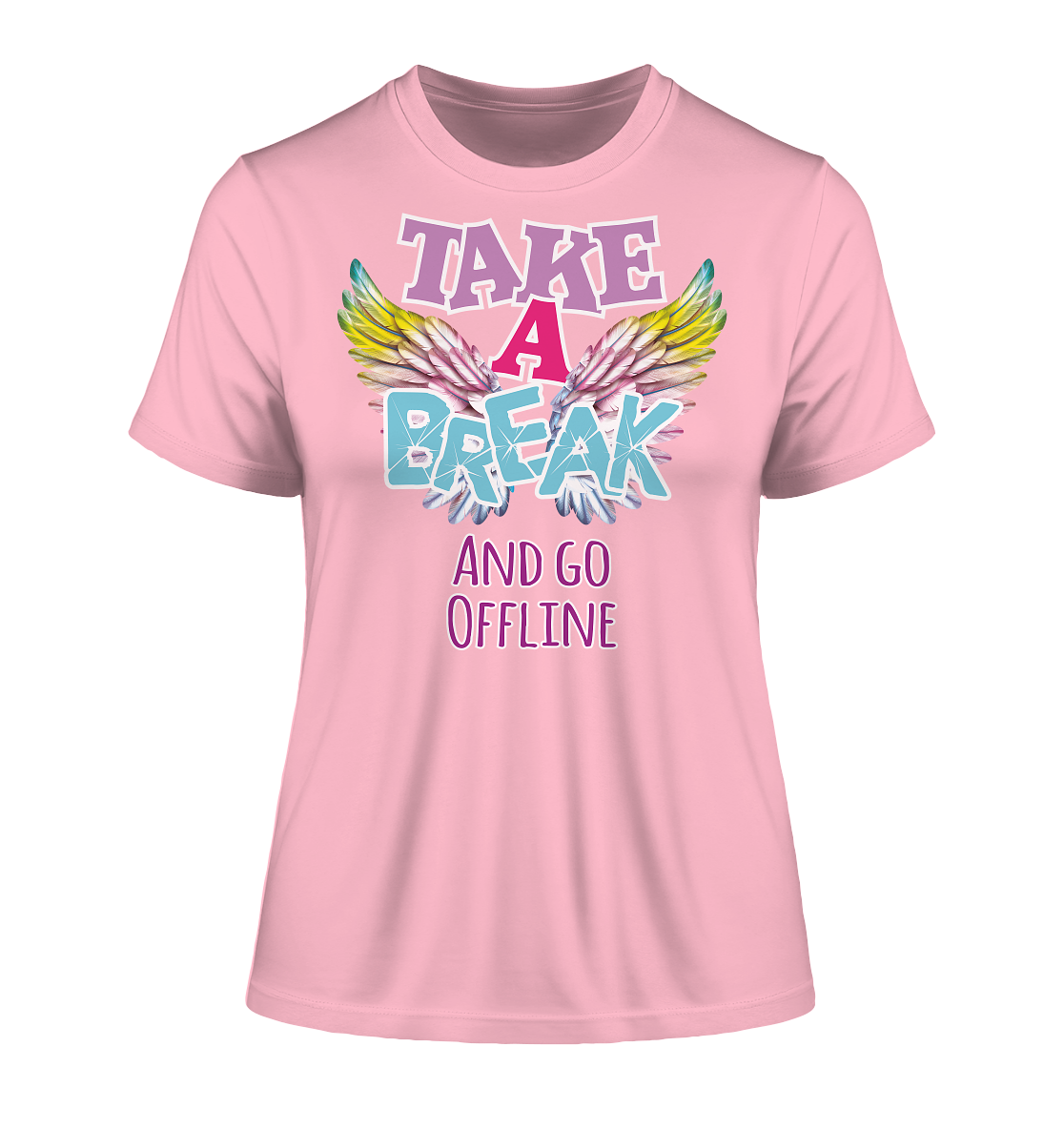 Take a Break and go Offline - Damen Premium Organic Shirt