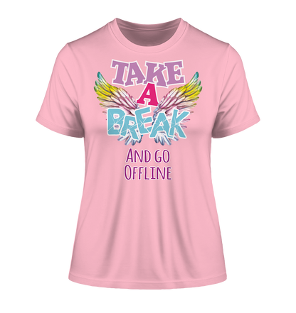 Take a Break and go Offline - Damen Premium Organic Shirt