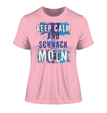 Keep Calm and schnack Moin 2024 - Damen Premium Organic Shirt