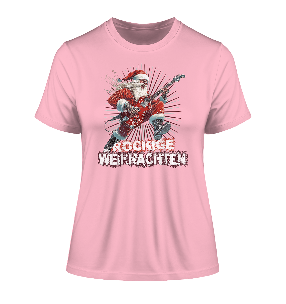 Rockige Weihnachten - Damen Premium Bio T-Shirt