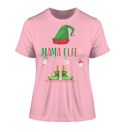 Mama Elfe Weihnachten - Damen Premium Organic Shirt