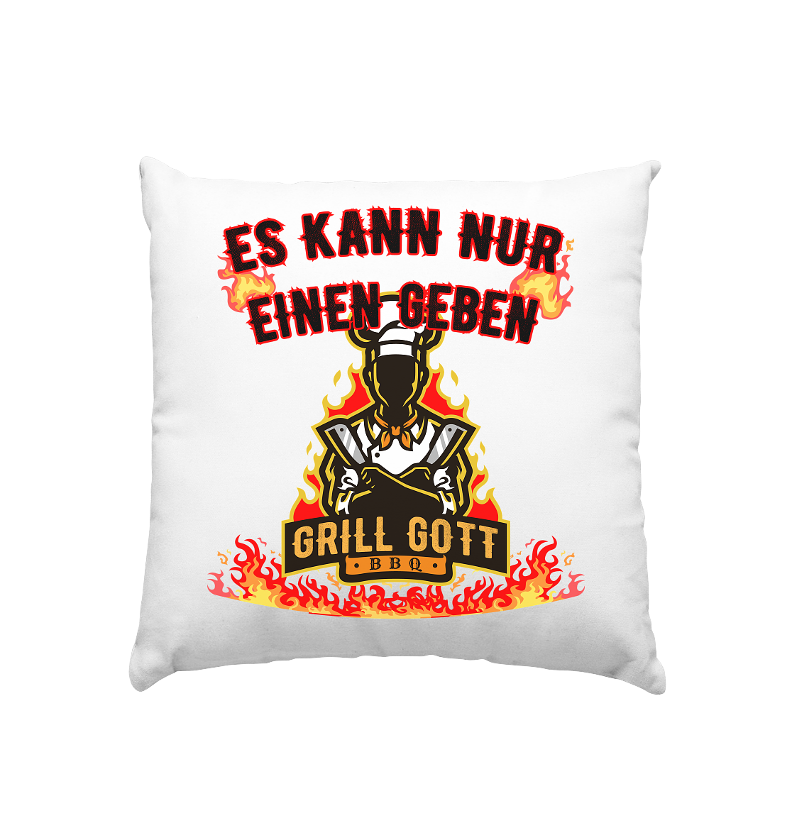 BBQ Grill Gott Es kann nur einen geben - Kissen