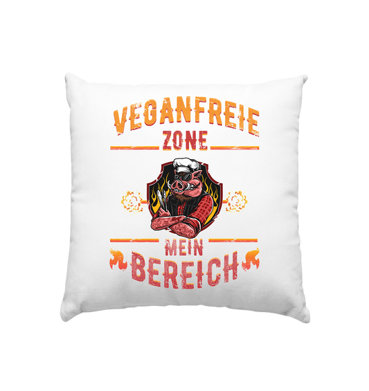 Veganfreie Zone Mein Bereich - Kissen