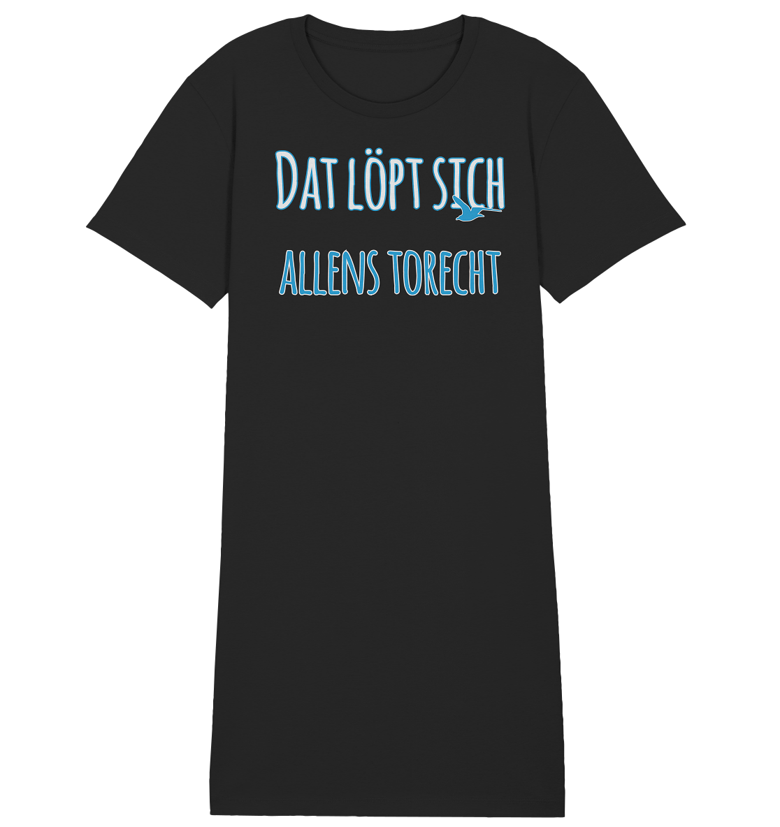 Dat löpt sich allens torecht - Damen Premium Organic Shirt Kleid