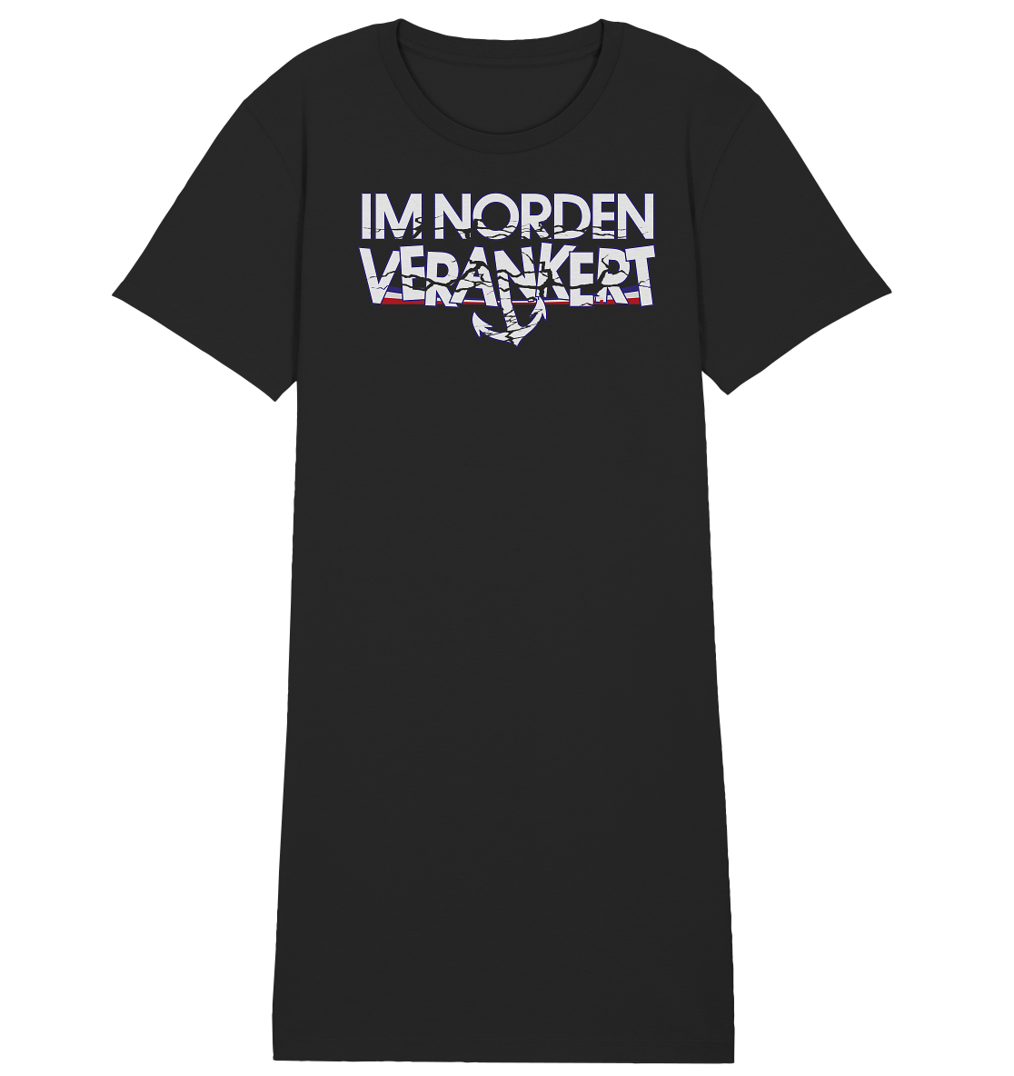 Im Norden Verankert - Damen Premium Organic Shirt Kleid