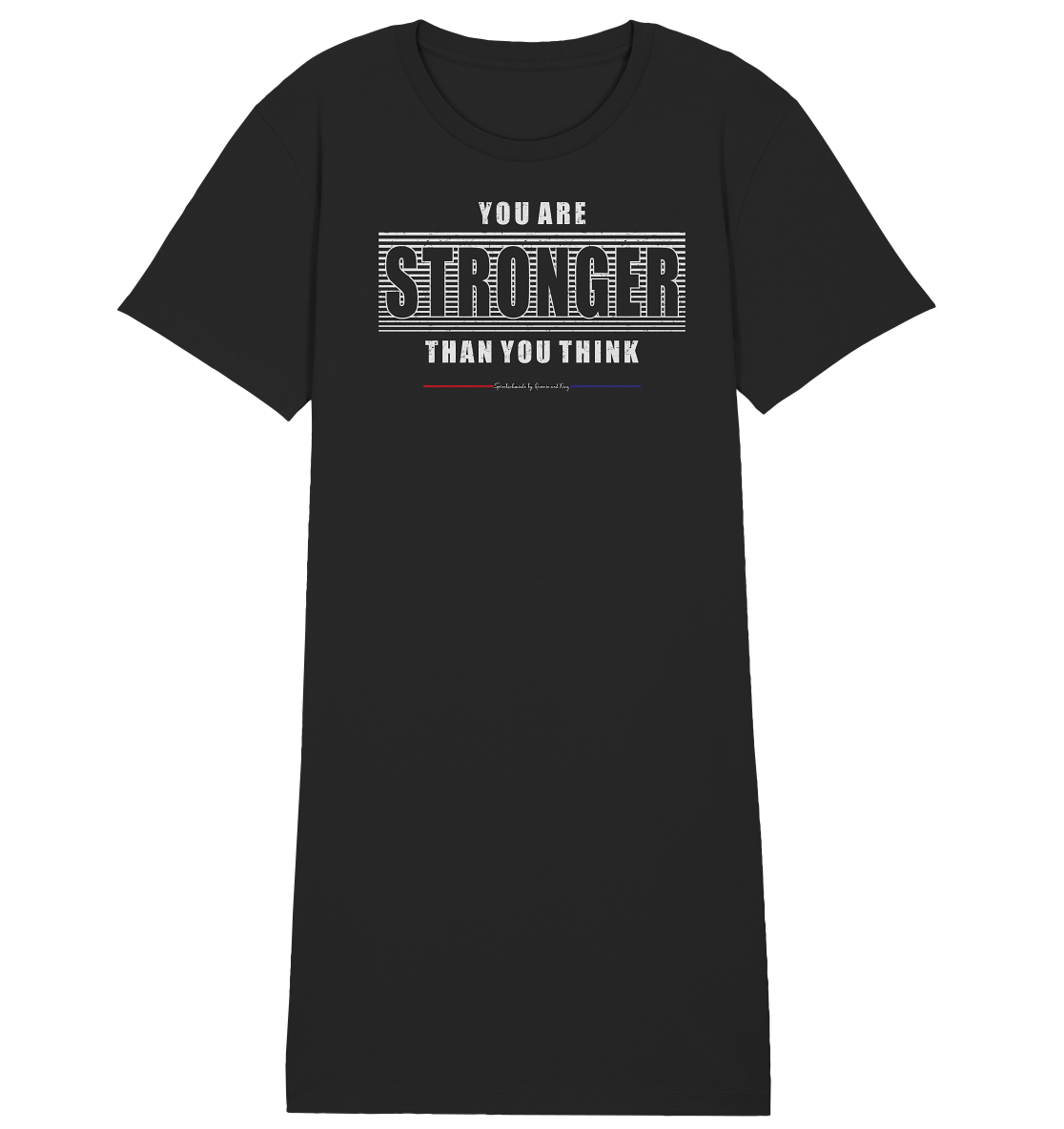 You are Stronger - Damen Premium Organic Shirt Kleid