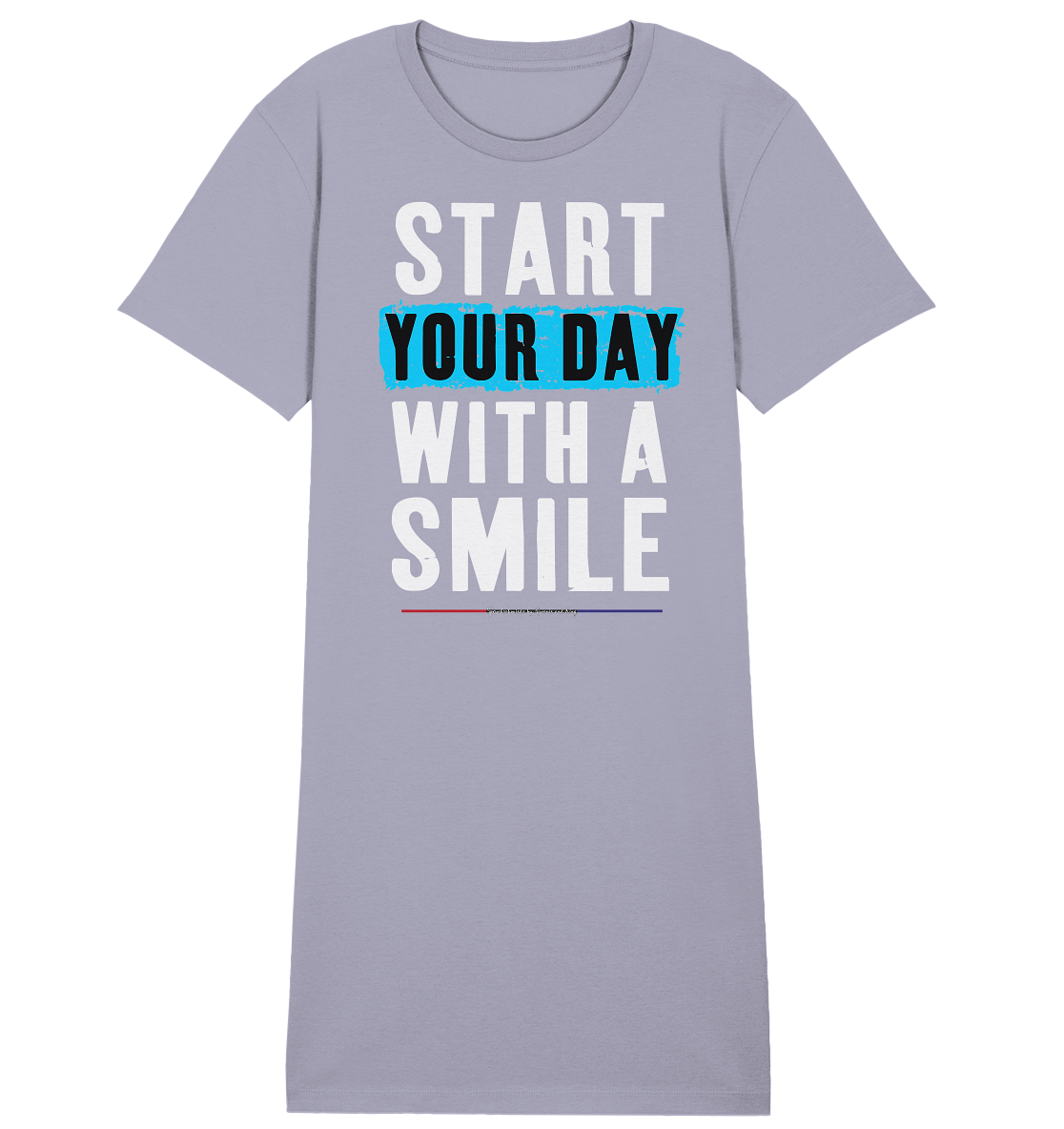 Start your Day with a Smile - Damen Premium Organic Shirt Kleid