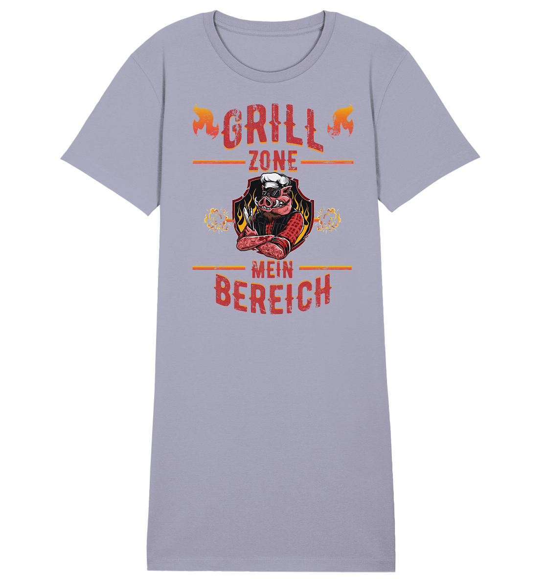 Grill Zone Mein Bereich - Damen Premium Organic Shirt Kleid