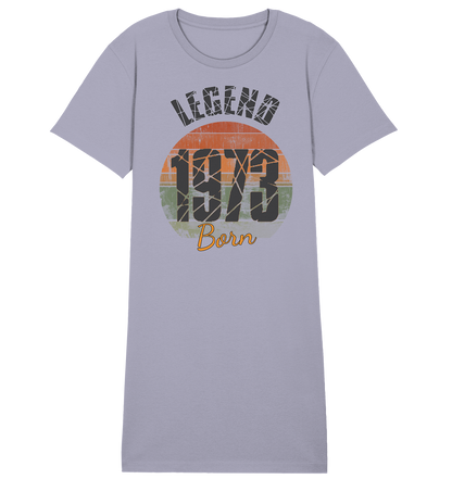 1973 born Legend 50.Geburtstag - Damen Premium Organic Shirt Kleid