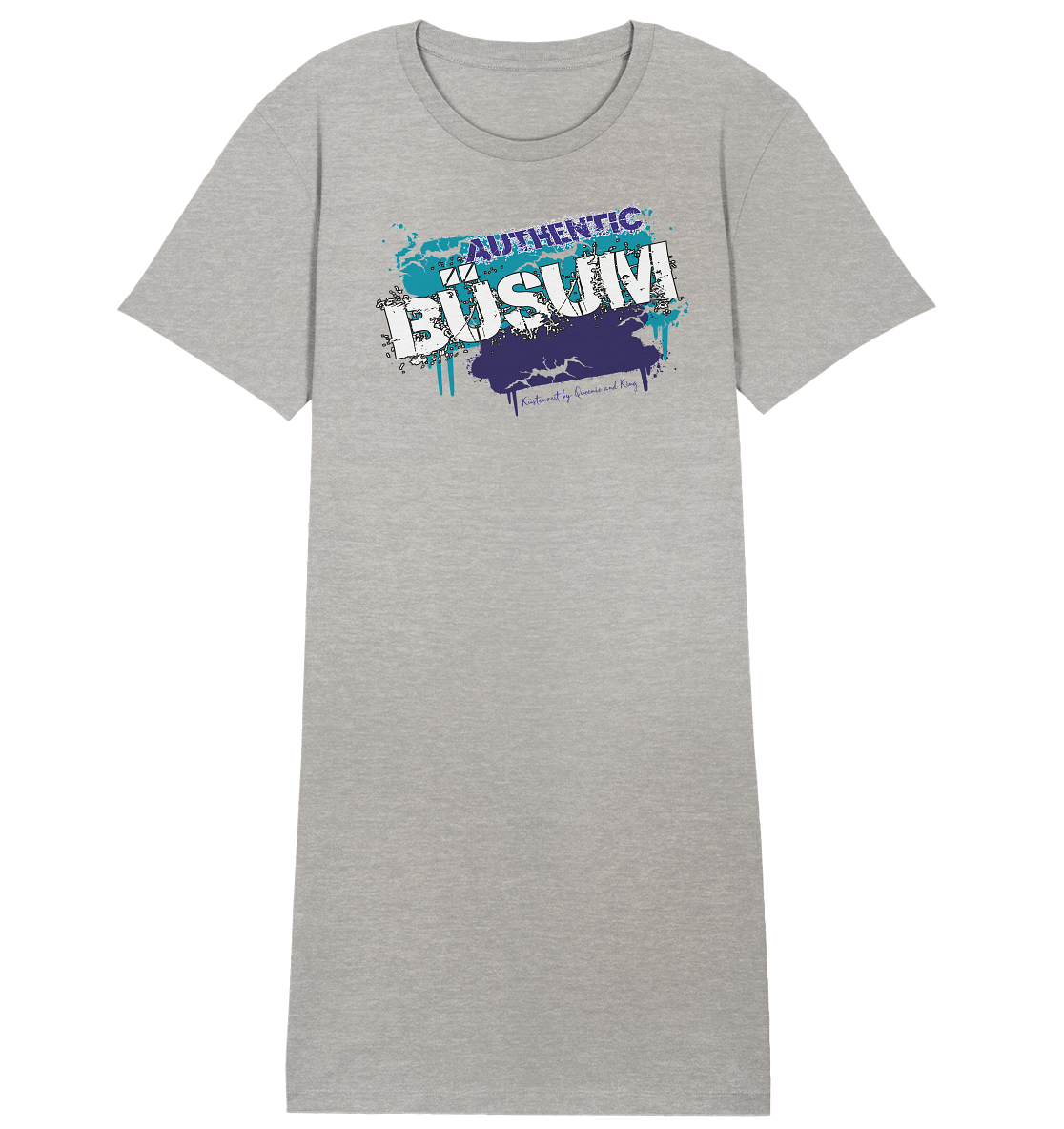 Authentic Büsum - Damen Premium Organic Shirt Kleid