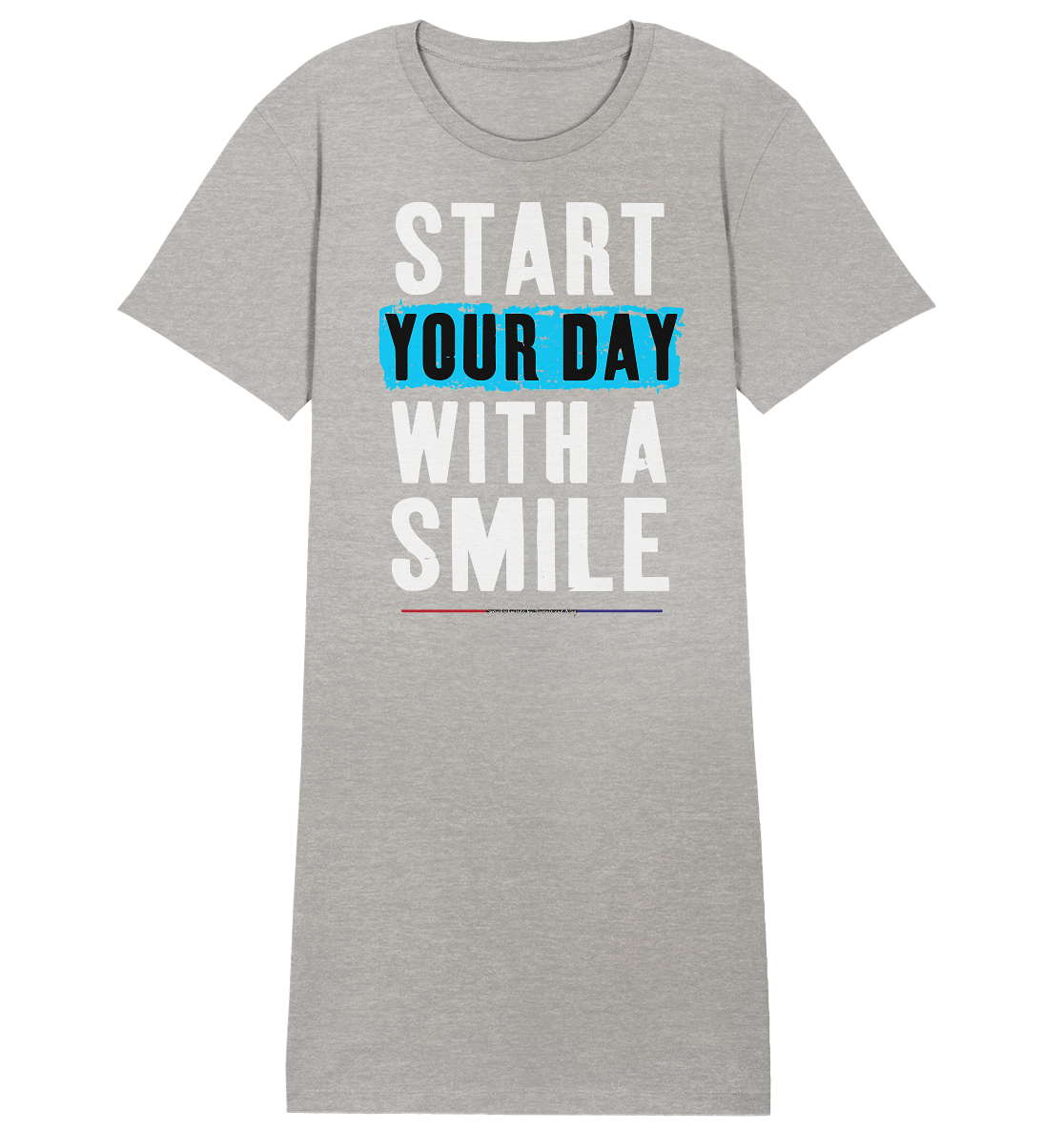 Start your Day with a Smile - Damen Premium Organic Shirt Kleid