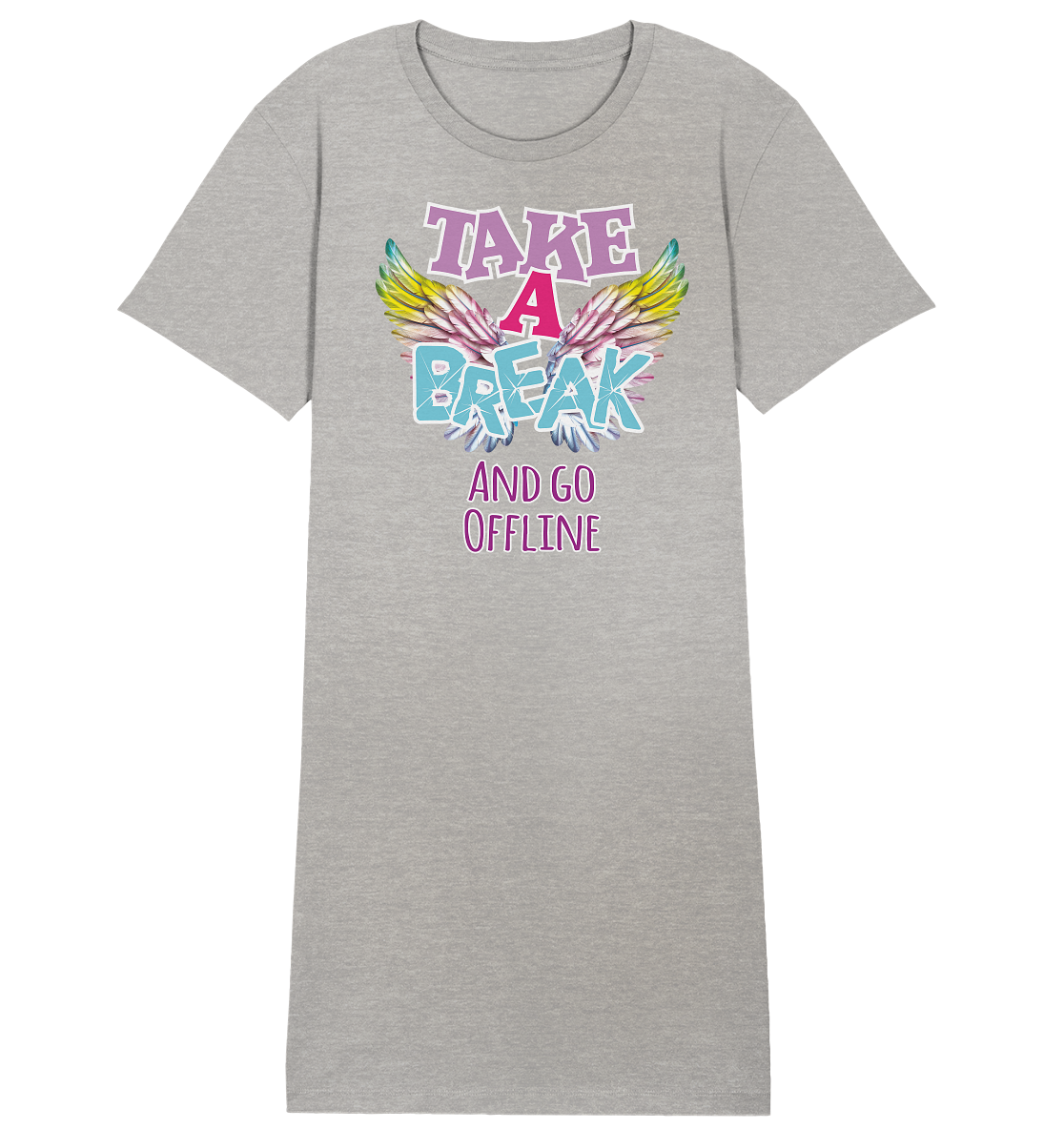 Take a Break and go Offline - Damen Premium Organic Shirt Kleid