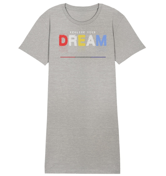 Realized your Dream - Damen Premium Organic Shirt Kleid