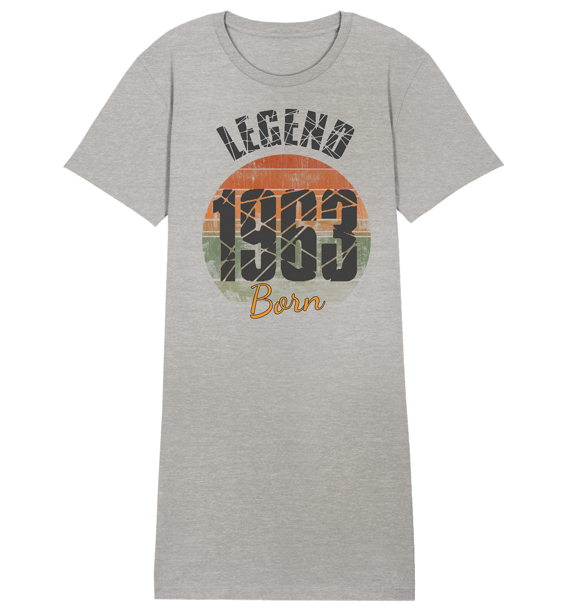 1963 born Legend 60.Geburtstag - Damen Premium Organic Shirt Kleid