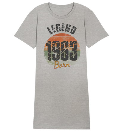 1963 born Legend 60.Geburtstag - Damen Premium Organic Shirt Kleid