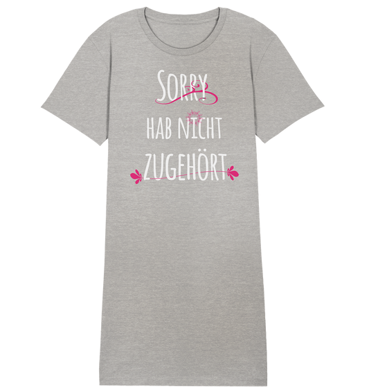 Sorry hab nicht zugehört - Damen Premium Organic Shirt Kleid