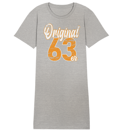 60.Geburtstag Original 63er - Damen Premium Organic Shirt Kleid