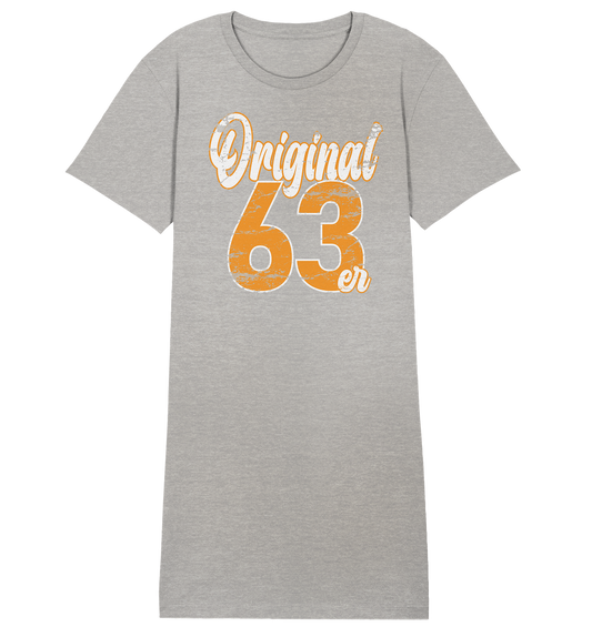 60.Geburtstag Original 63er - Damen Premium Organic Shirt Kleid