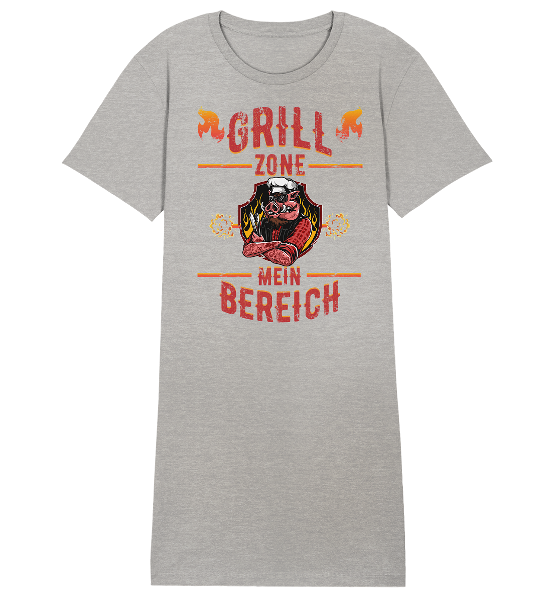 Grill Zone Mein Bereich - Damen Premium Organic Shirt Kleid