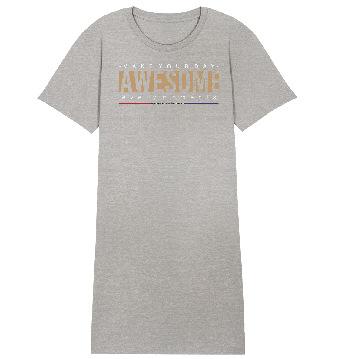 Make Your Day Awesome - Damen Premium Organic Shirt Kleid