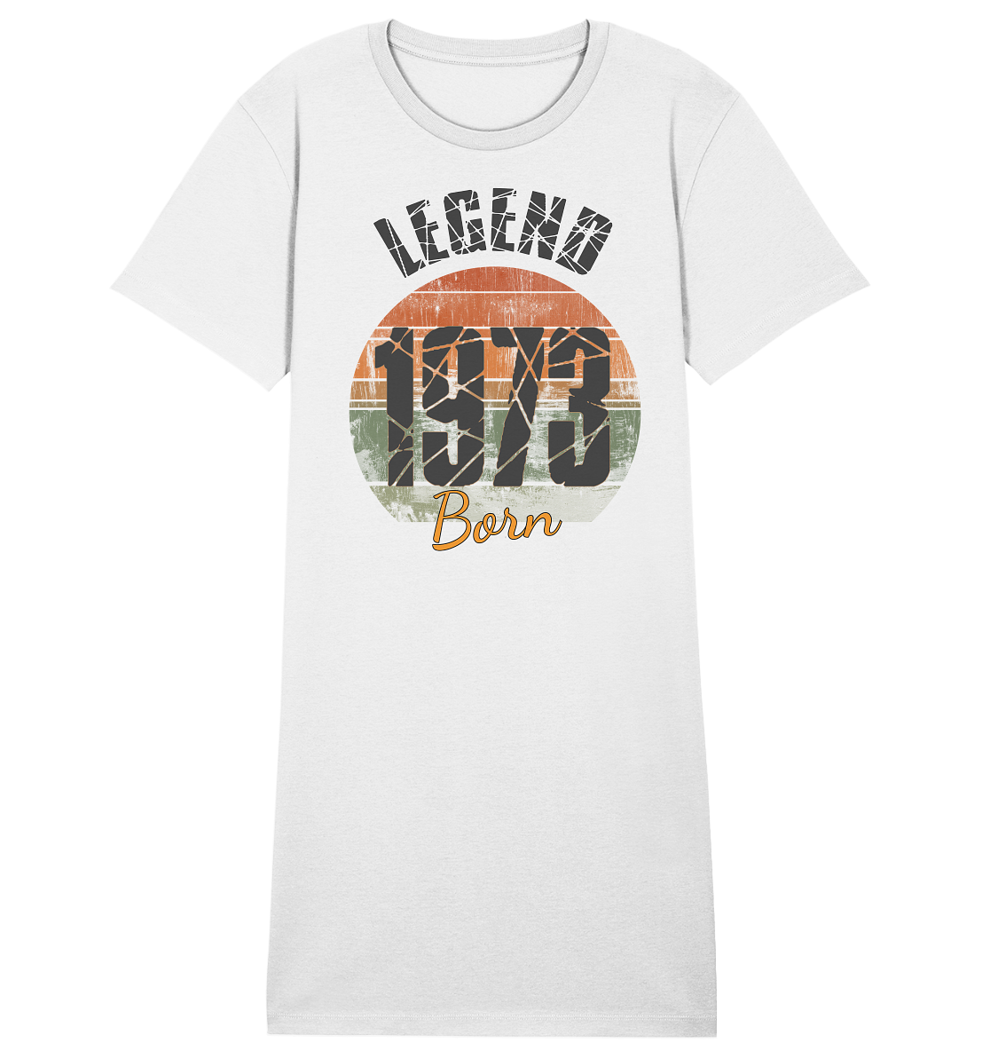 1973 born Legend 50.Geburtstag - Damen Premium Organic Shirt Kleid