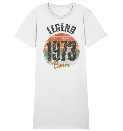 1973 born Legend 50.Geburtstag - Damen Premium Organic Shirt Kleid