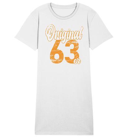 60.Geburtstag Original 63er - Damen Premium Organic Shirt Kleid