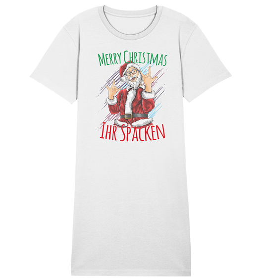 Merry Christmas Ihr Spacken - Damen Premium Organic Shirt Kleid