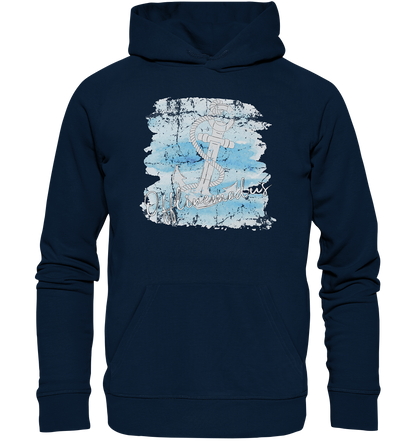 Offlinemodus Anker Aquarell - Premium Bio Hoodie