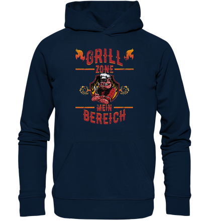 Grill Zone Mein Bereich - Premium Bio Hoodie