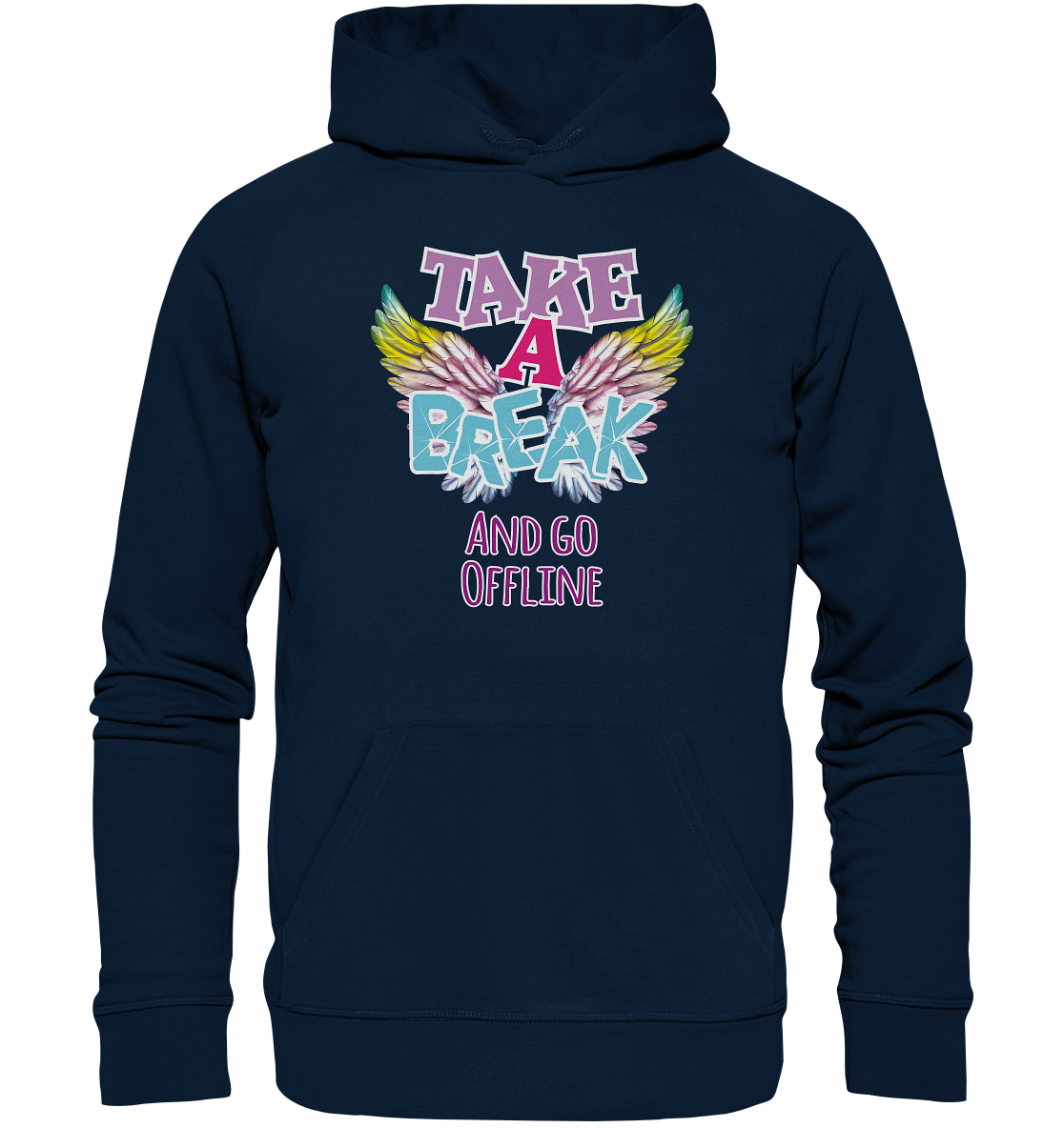 Take a Break and go Offline - Premium Bio Hoodie