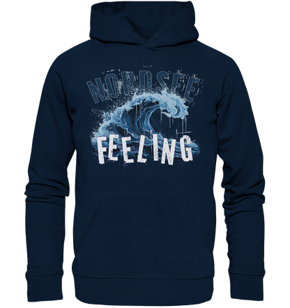 Nordsee Feeling Welle - Premium Bio Hoodie