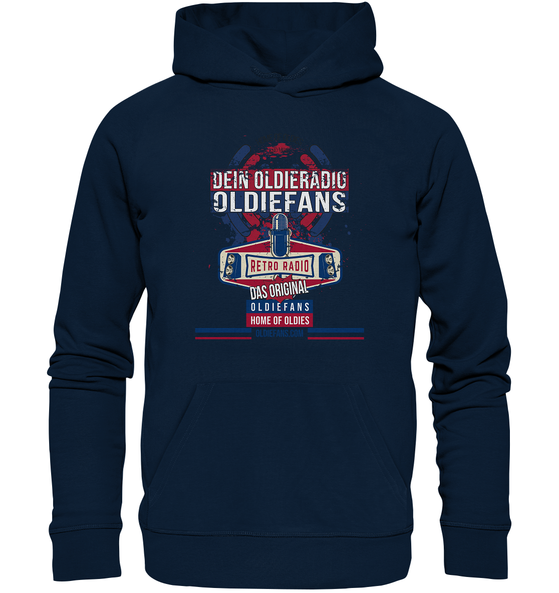 Oldiefans Retro Radio Logo - Premium Bio Hoodie