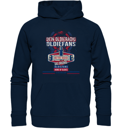 Oldiefans Retro Radio Logo - Premium Bio Hoodie