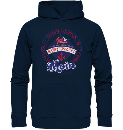 Moin Küstenzeit - Premium Bio Hoodie