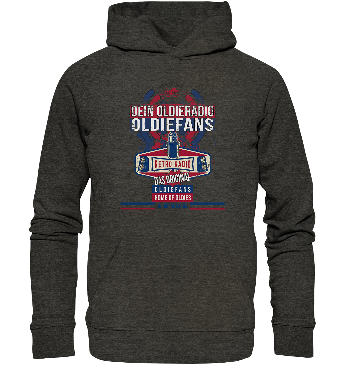 Oldiefans Retro Radio Logo - Premium Bio Hoodie