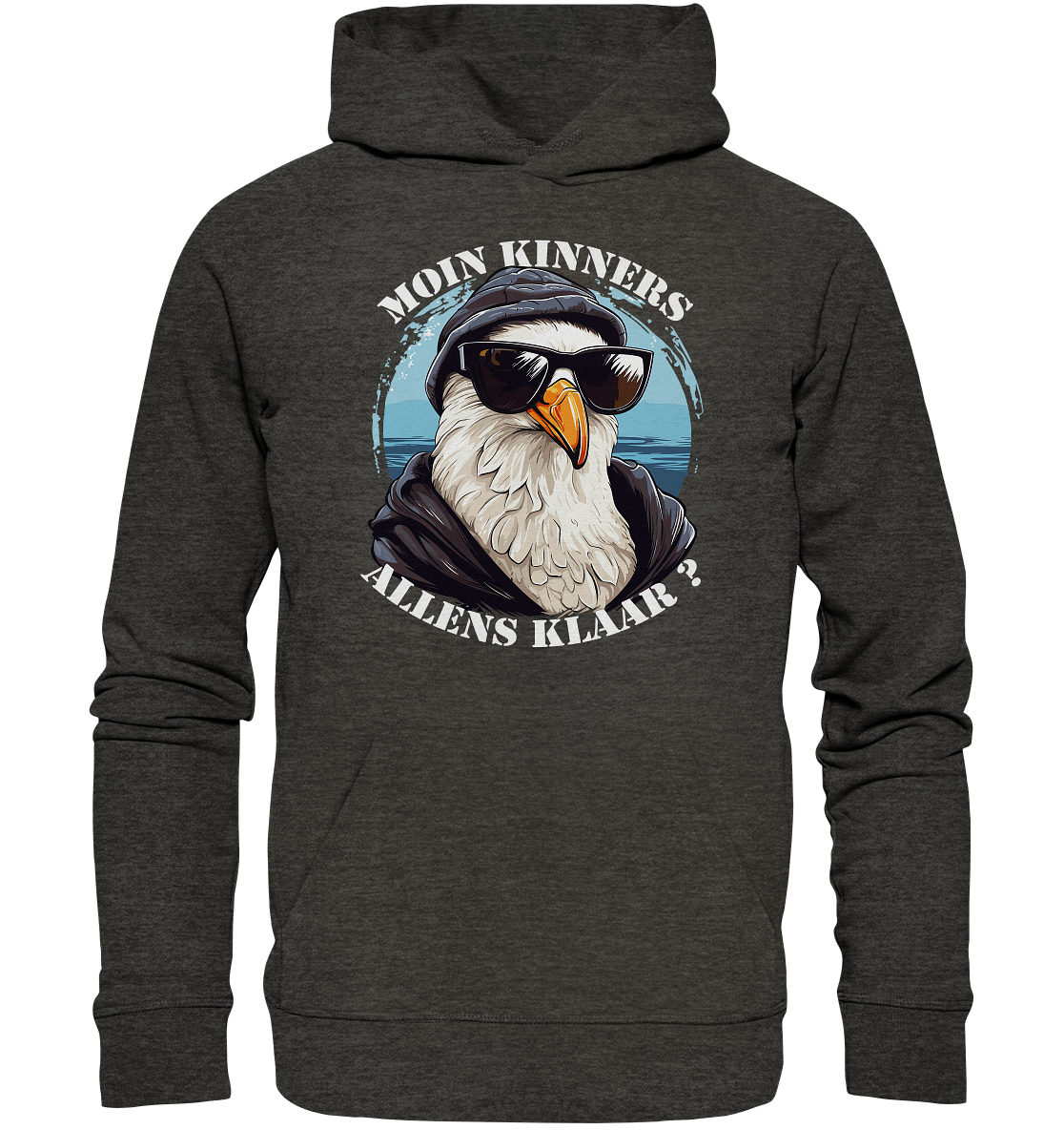 Moin Kinners allens klaar - Premium Bio Hoodie