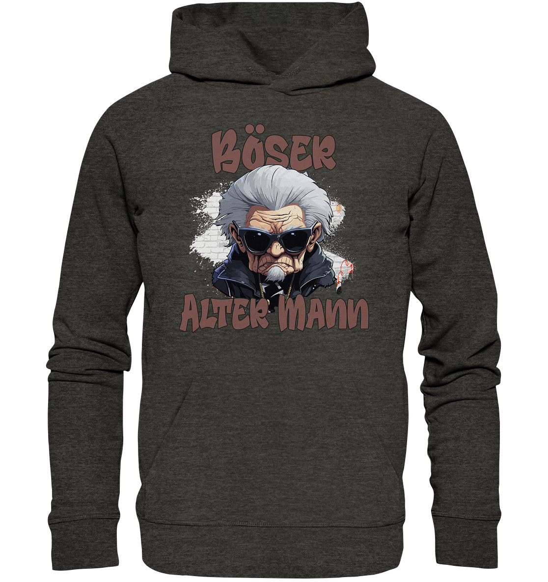 Böser alter Mann 2024 - Premium Bio Hoodie