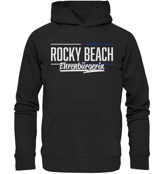 Rocky Beach Ehrenbürgerin - Premium Bio Hoodie