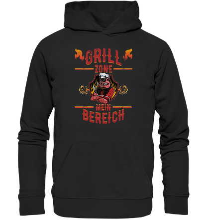 Grill Zone Mein Bereich - Premium Bio Hoodie