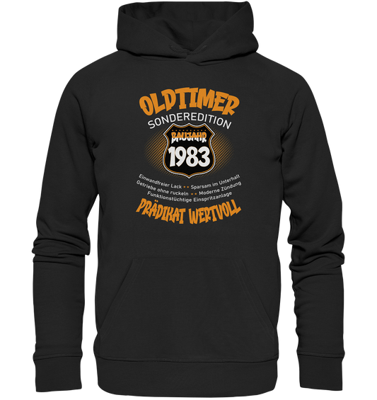 Oldtimer 1983 Geburtstag Sonderedition - Premium Bio Hoodie